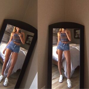 90s Striped Sleeveless Top